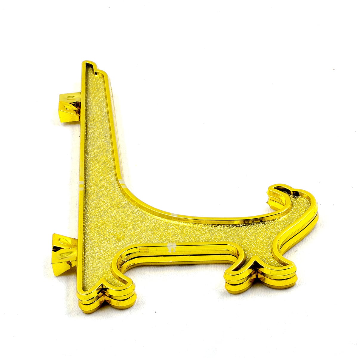 4" Gold Plastic Folding Stand