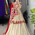 Navratri Vanilla Lehenga Set