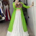 Navratri Printed Kurti Lehenga Set