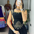 Navratri Black Ambaa Lehenga Set