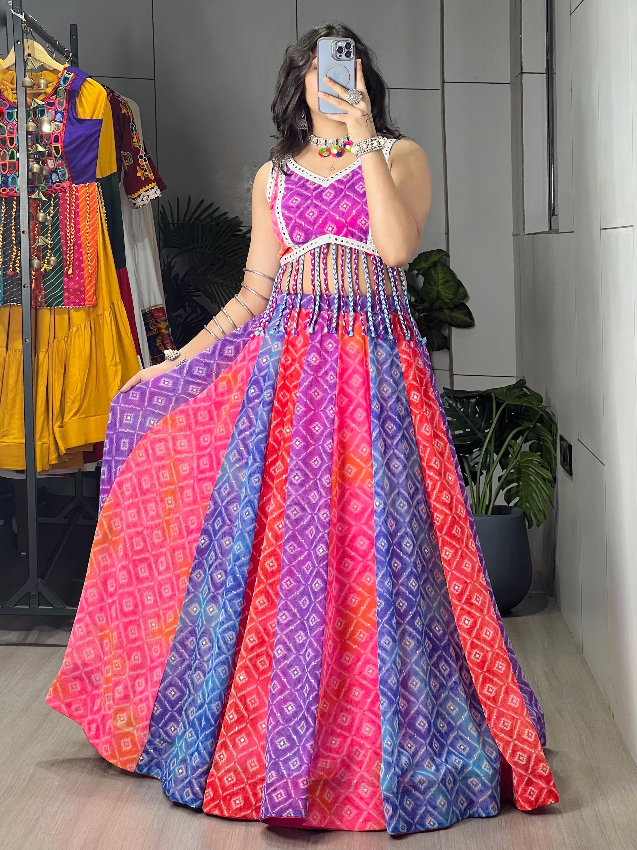 Navratri Tara Lehenga Set