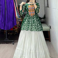 Navratri Green Megha Lehenga Set