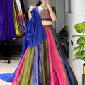 Navratri Kali Jacquard Lehenga Set