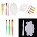 7 Pc Brush And Pallete Set