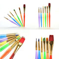 6 Pc  Mix Brush Set