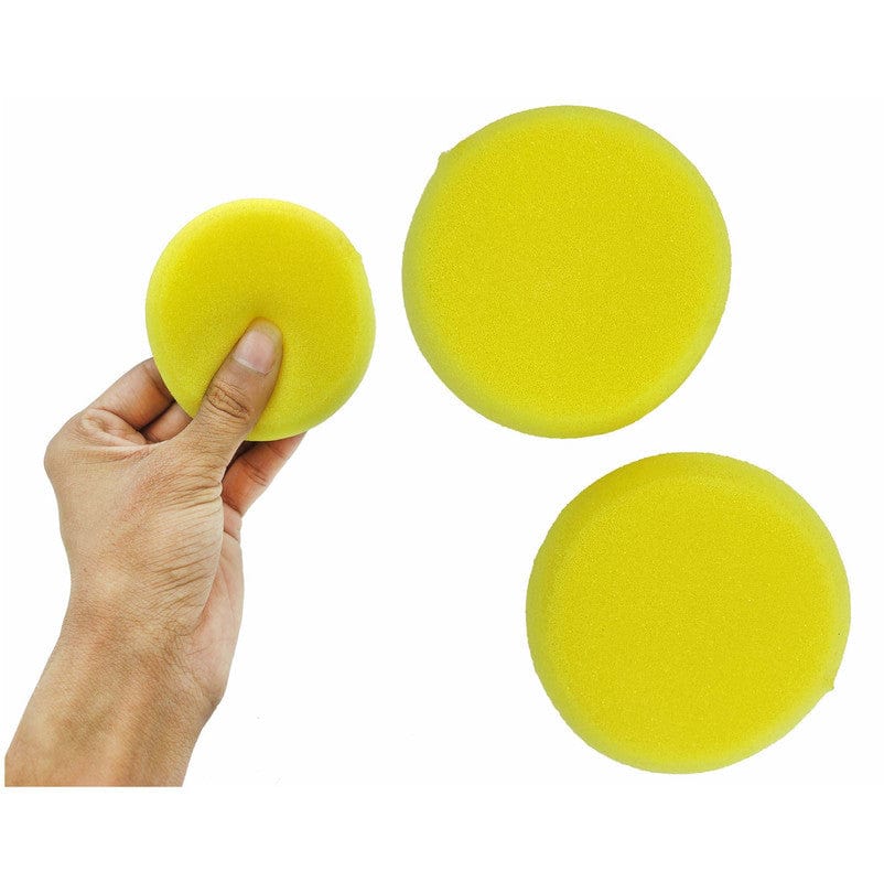 2 Pc Round Yellow Sponge