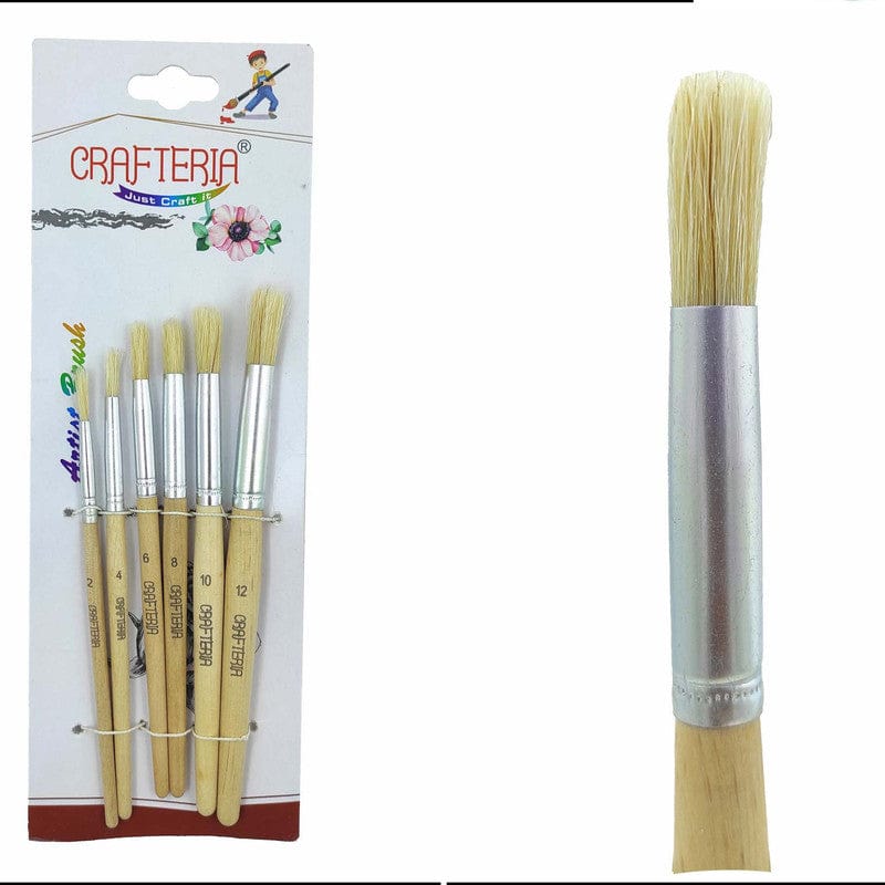 6 Pc Stencil Brush
