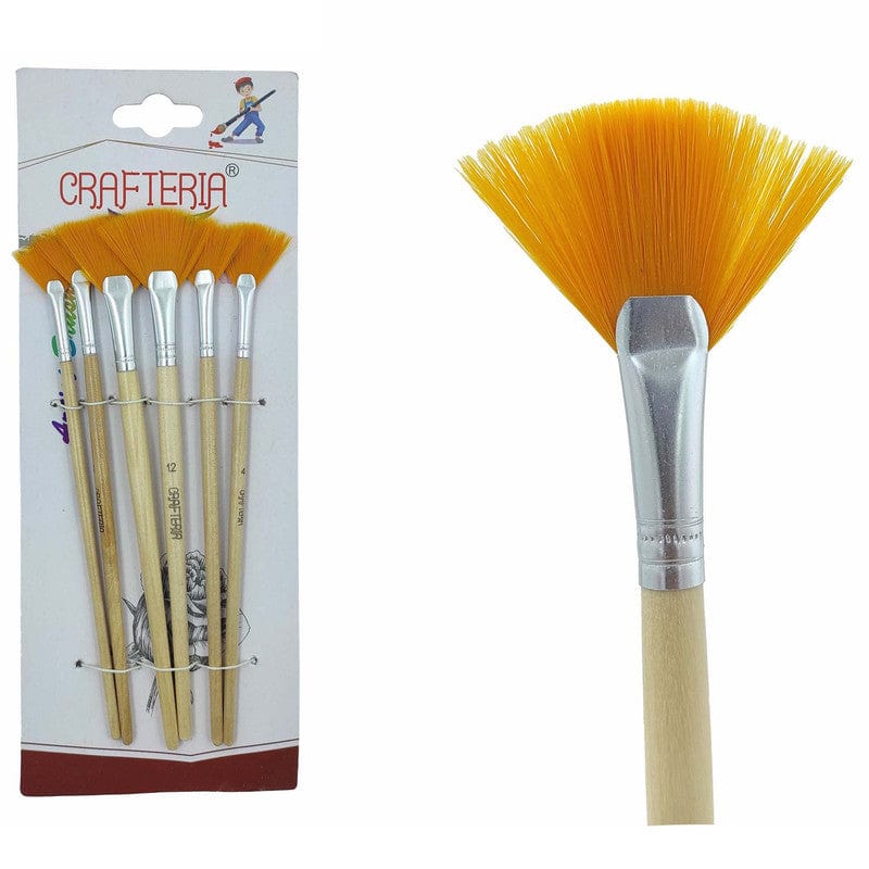6 Pc Fan Brush