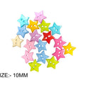 Star Colourful Button