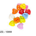 Heart Colourful Button