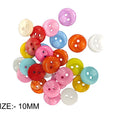 Half Moon Colourful Button