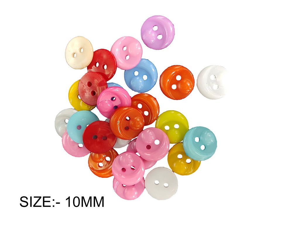 Half Moon Colourful Button