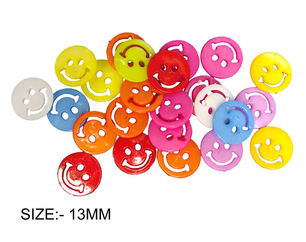 Smily Colourful Button