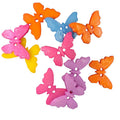 Fancy Butterfly Colourful Button
