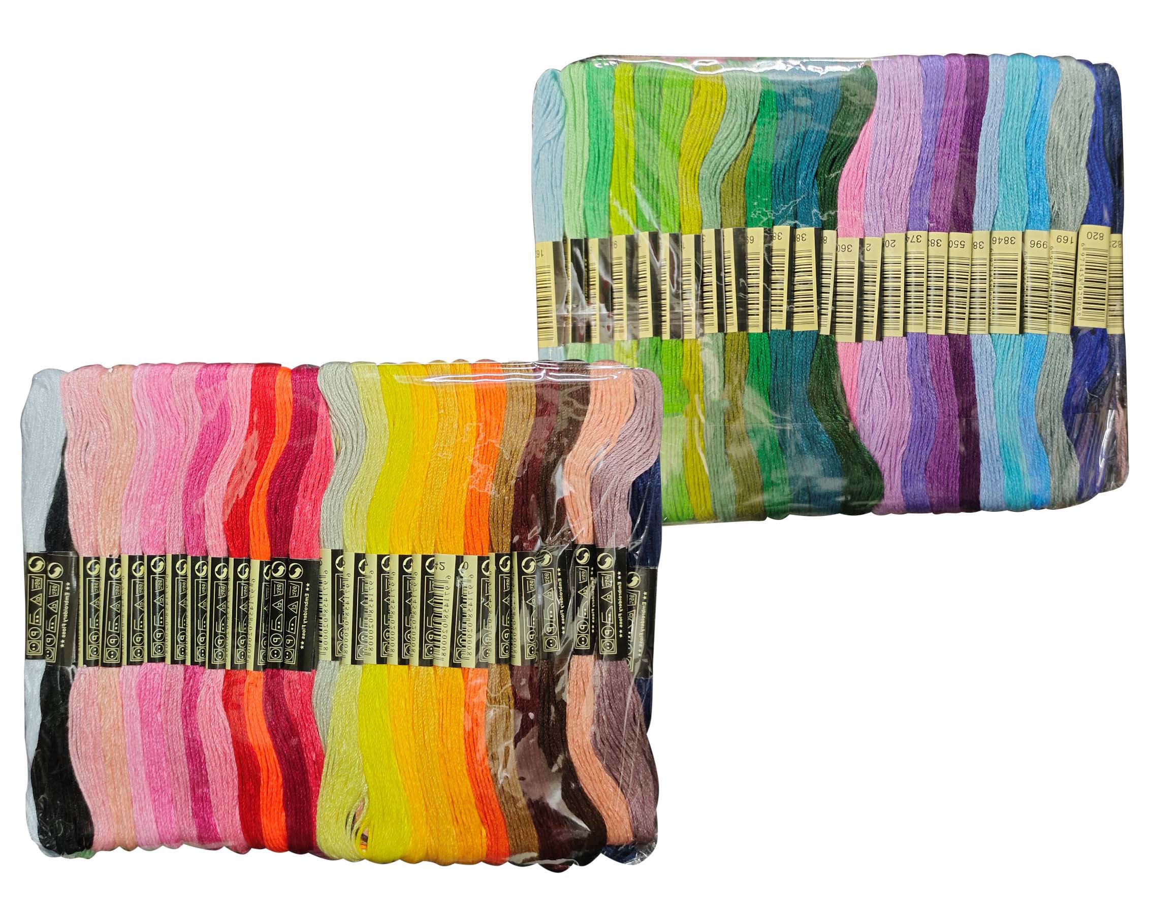 100 Pcs Colour Embroidery Thread