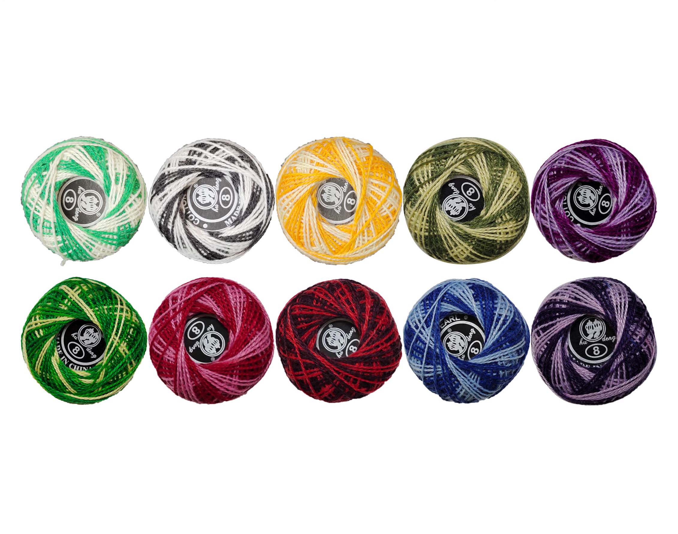 10 In 1 Two Colour Embroidery Thread