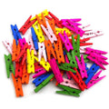 Wooden Clips Mix Colour