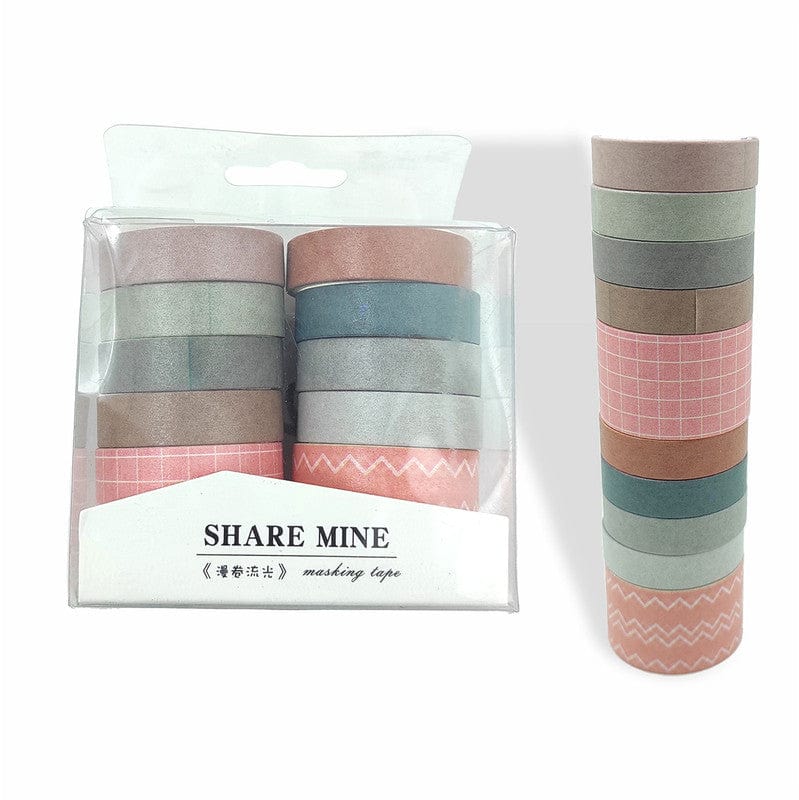 Solid Color Salt Based Washi Tape C