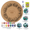 DIY Lotus Mandala Lippan Art Kit