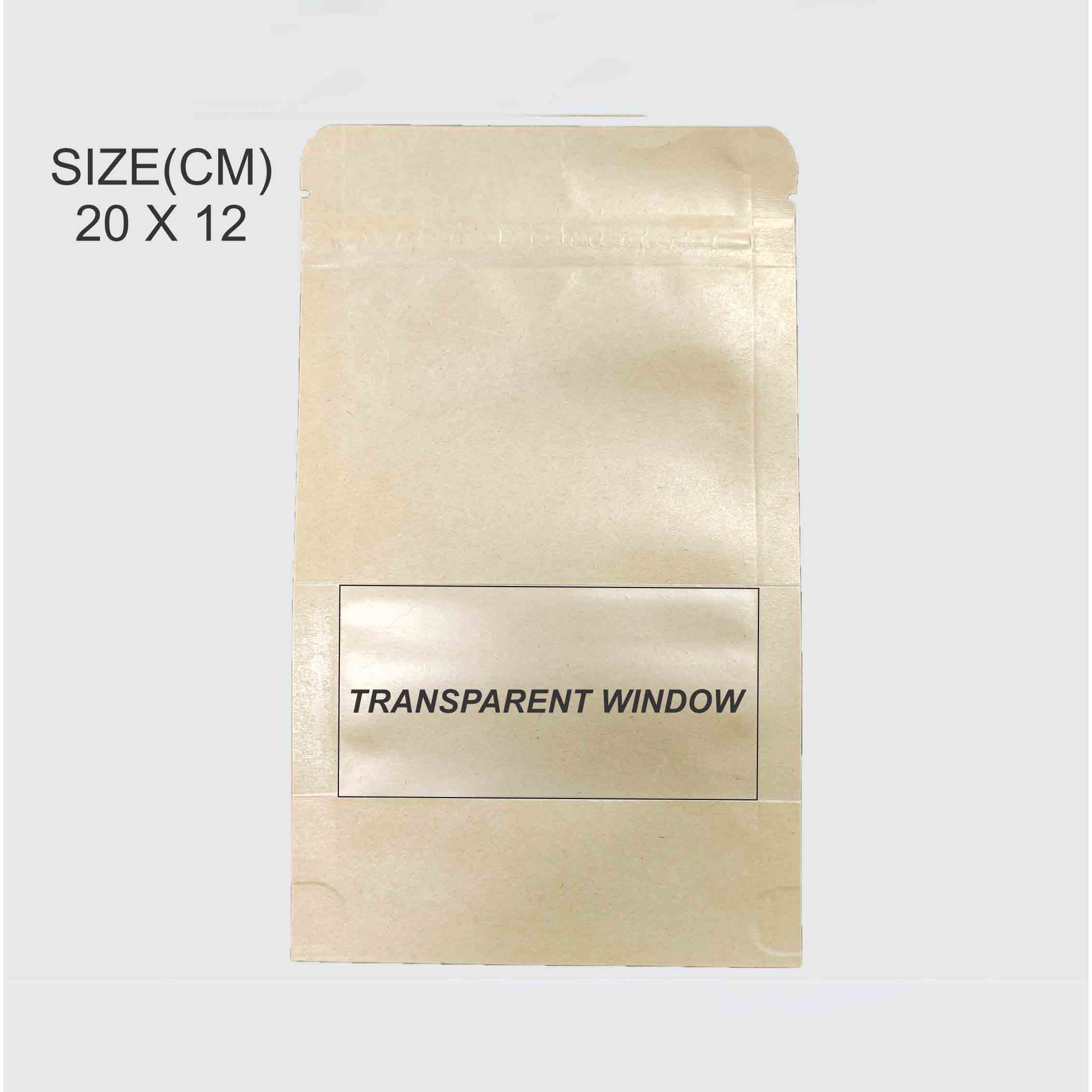 Big Yellow Ochre Packing Cover With Transparent Window
