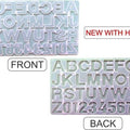 Front Pouring Alphabet With Hole Mould