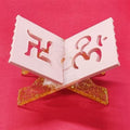 Om & Swastik Book Stand Religious Mould
