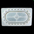 Zigzag Oval Trinklet Tray Mould