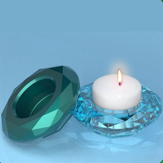 Diamond  Tea Light Candle Holder Mould