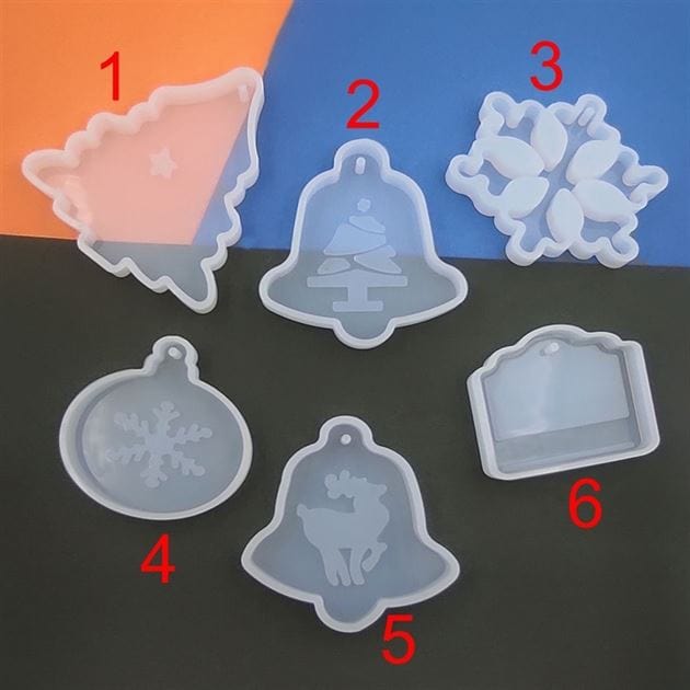 6 In 1 Christmas Keychain & Decoration Mould
