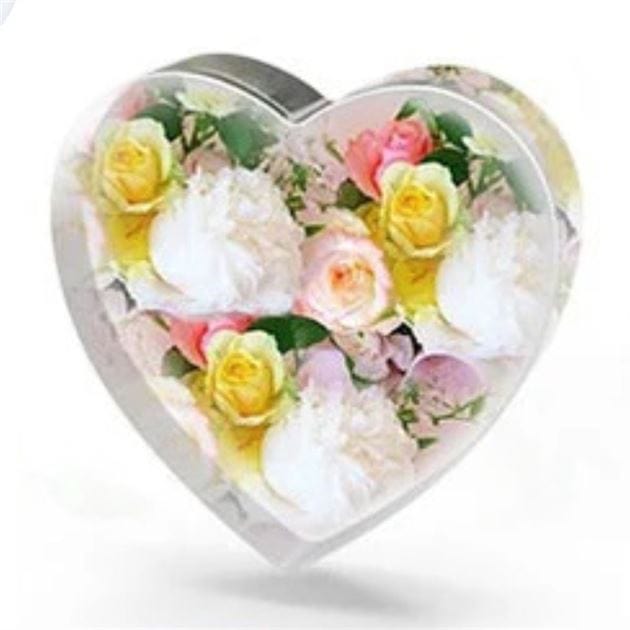 8" Heart 50Mm Deep Casting Mould