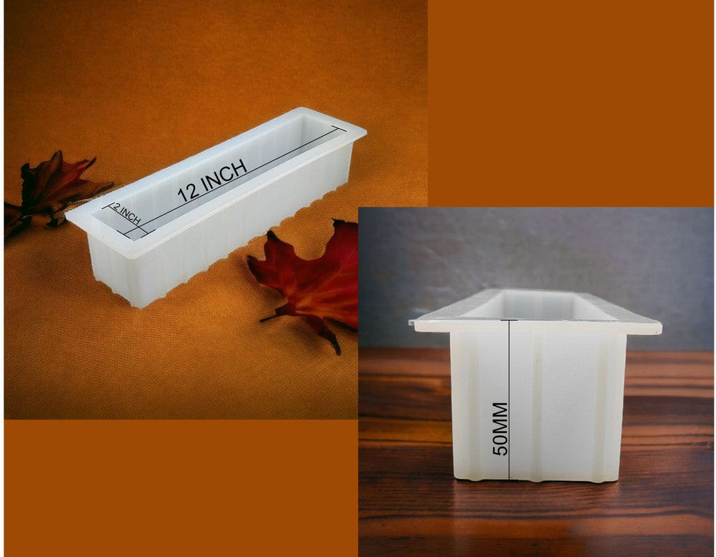 12" X 2" Rectangle Deep Casting & Soap Mould