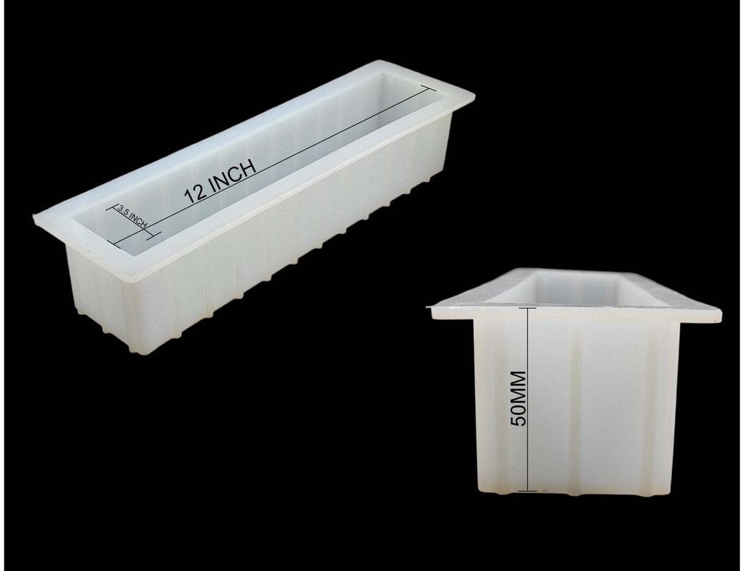 12" X 3.5" X 2"Rectangle Deep Casting & Soap Mould