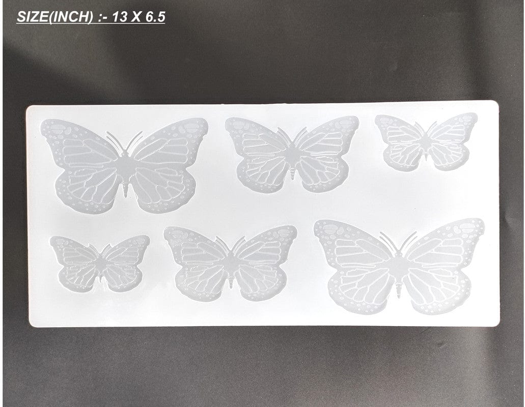 6 Cavity 3D Butterfly Mould