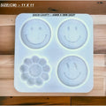 4 Cavity Pendant, Keychain & Pop-Socket Mould