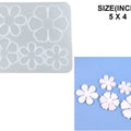 5 Cavity Flower Mould