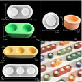 1/2/3 Round Tea Light Holder Mould