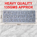 New Back Pouring Alphabet With Hole Mould