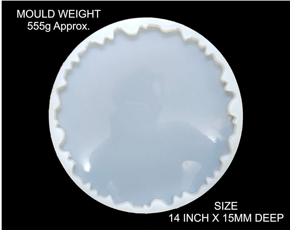 14" Round Agate Tray Mould