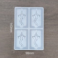 4 Cavity Ganpatiji (Ganesh) Keychain Mould