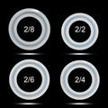 4 Pcs Bangle Mould 10mm