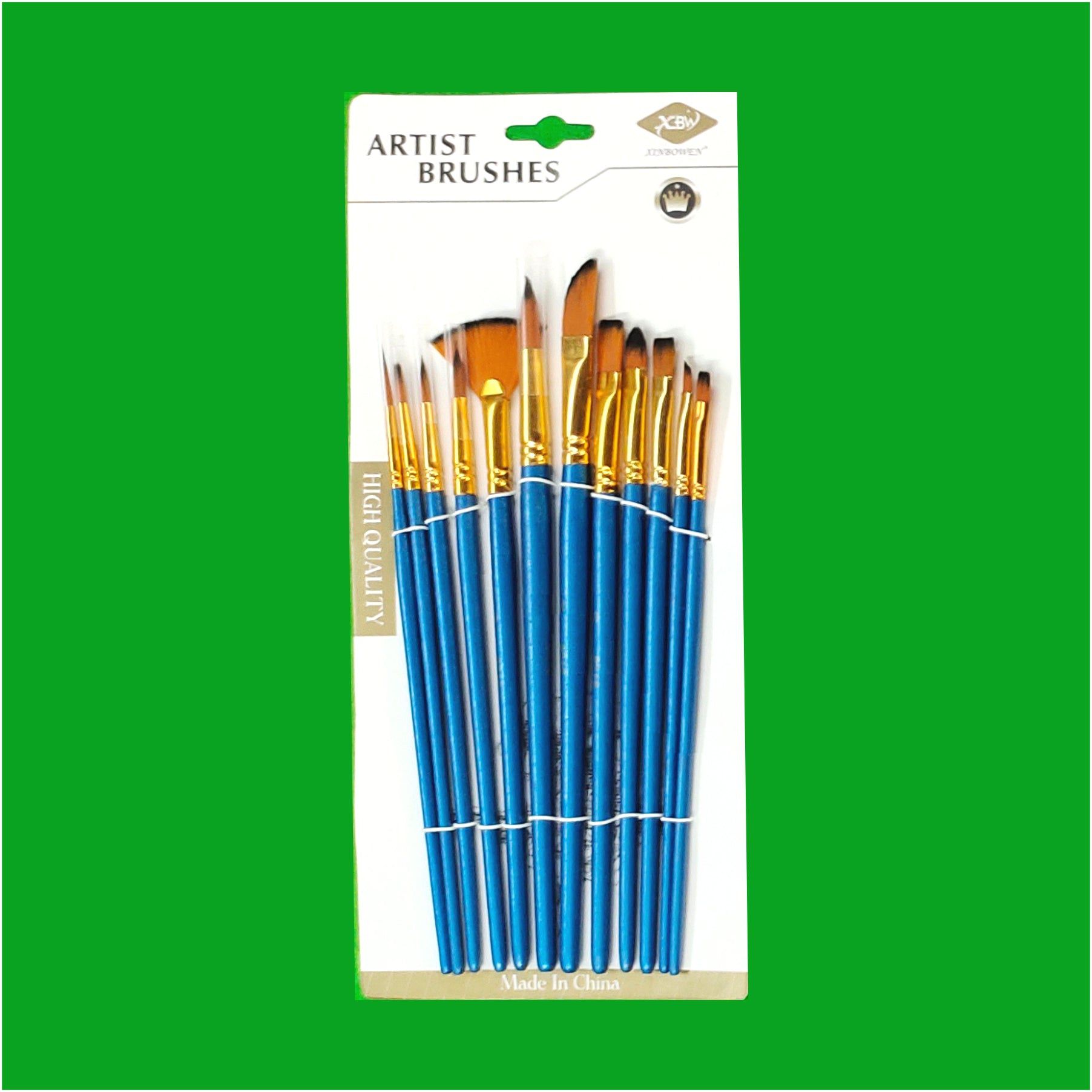12 Pc Mix Brush Classic Colour