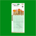 12 Pc Mix Brush Set Pastel Colours