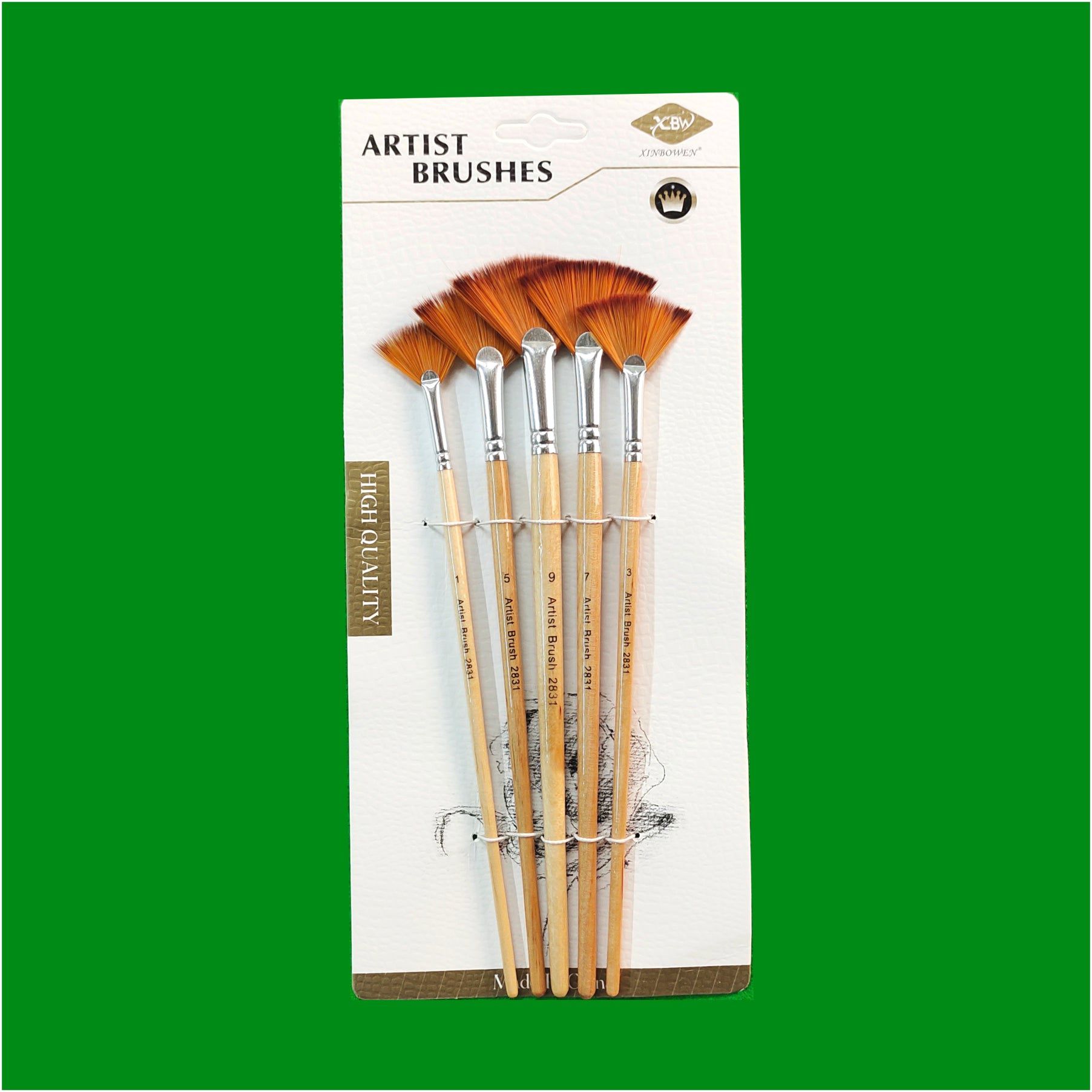 5Pcs Fan Brush Set