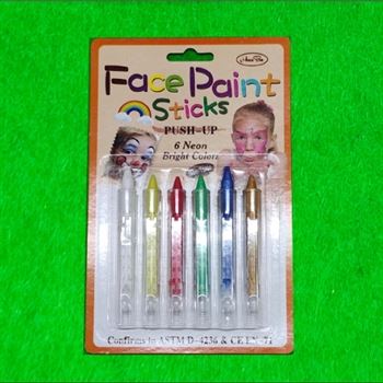 Face Paint Pushup Crayon Metallic Set