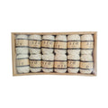 12 Pc White Jute Dori