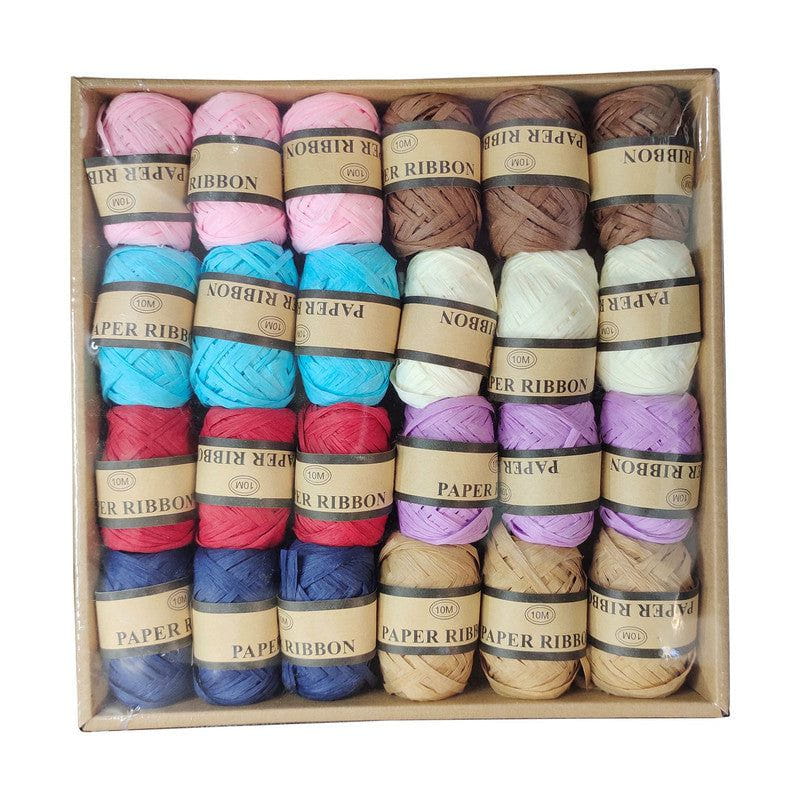 24 Pc Colour Flat Paper Dori