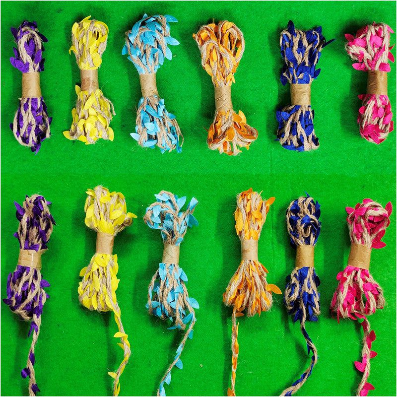 12 Pc Leaf Jute Dori