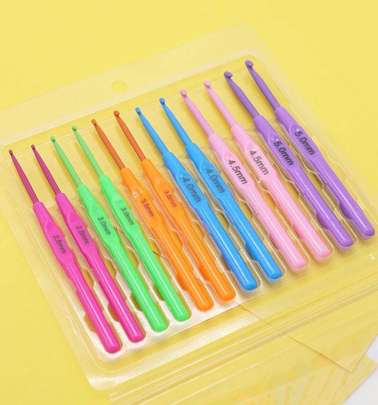 12 In 1 Crochet Plastic Handle Set