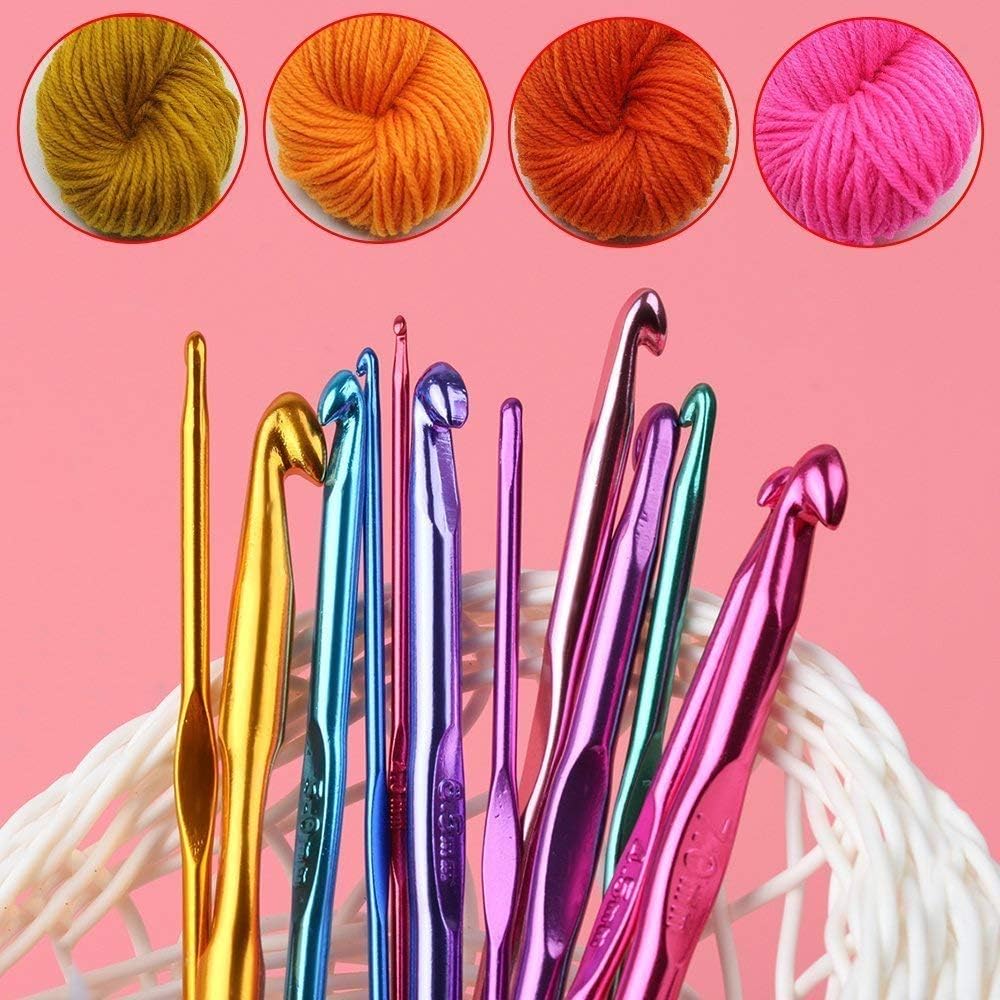 12 In 1 Aluminium Crochet Set