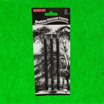 3 Pcs Woodless Charcoal Pencil Set
